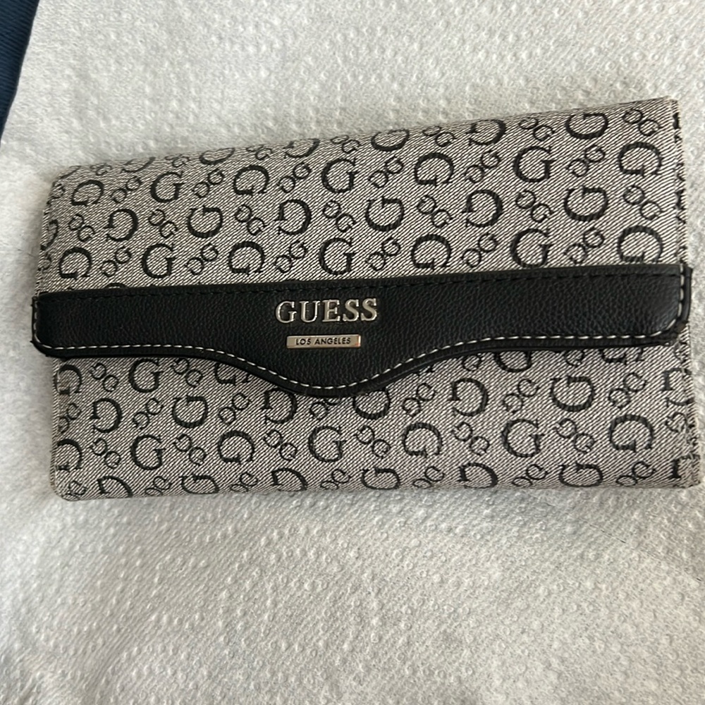 Black and grey wallet never used clean